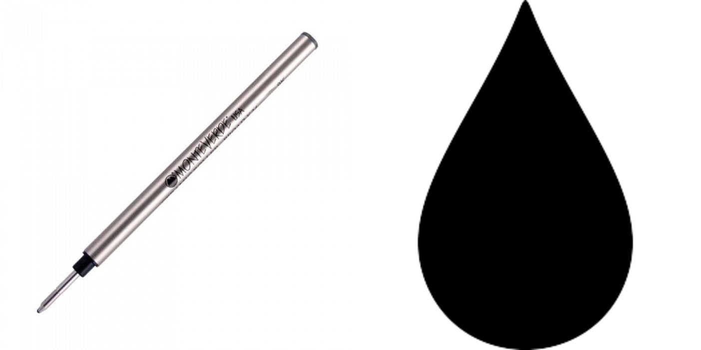 Pelikan Capless Ceramic Rollerball Refill by Monteverde in Black Rollerball Refills