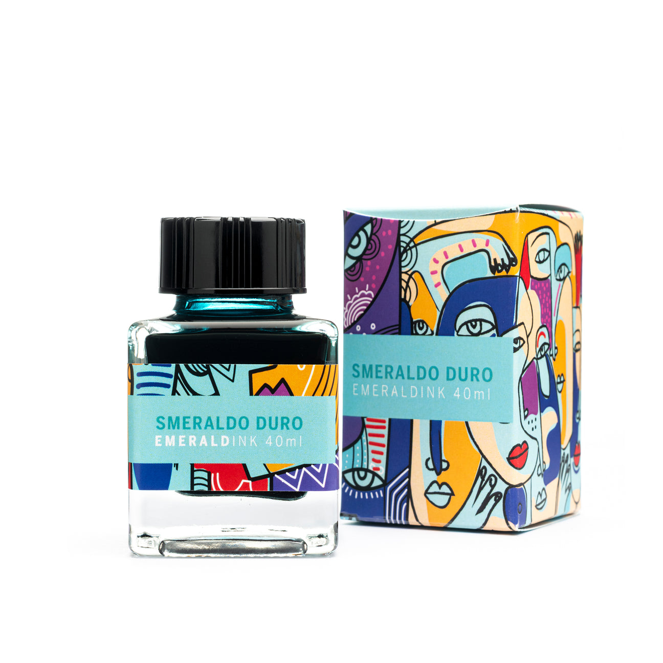 Leonardo Officina Bottled Ink in Smeraldo Emerald Green - 40 mL