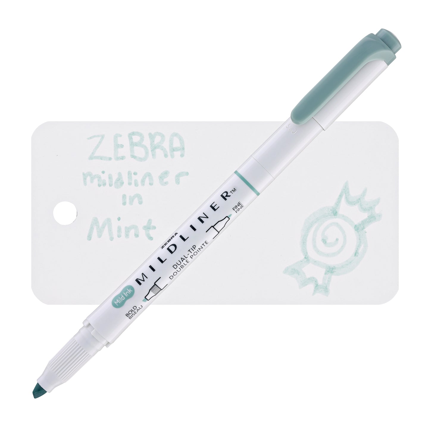 Zebra Mildliner Dual-Tip Highlighter in Mint