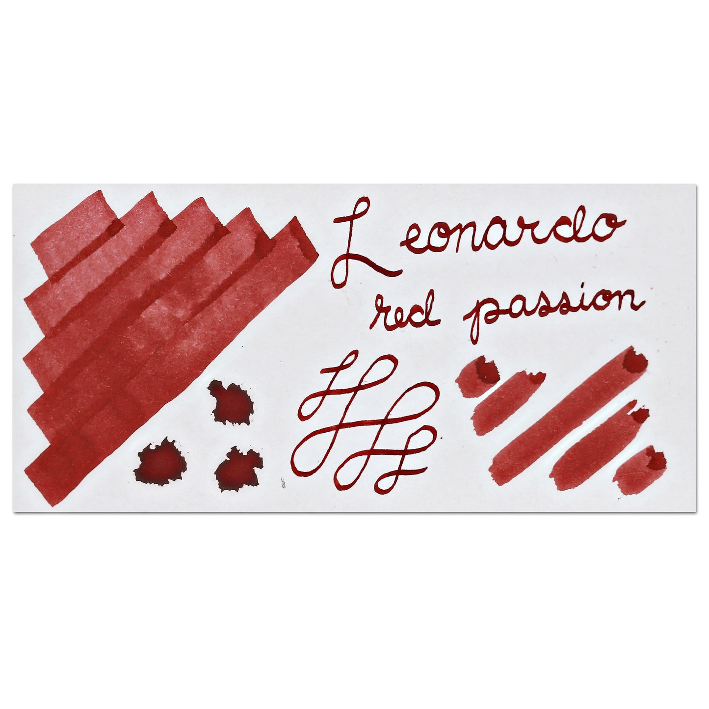 Leonardo Officina Bottled Ink in Red Passion - 40 mL