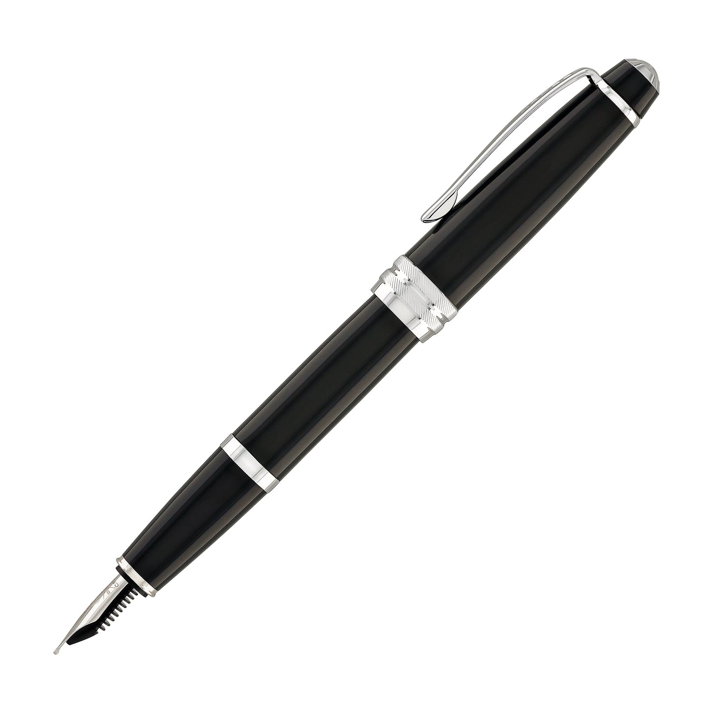 Cross Bailey Fountain Pen in Black Lacquer - Medium Point