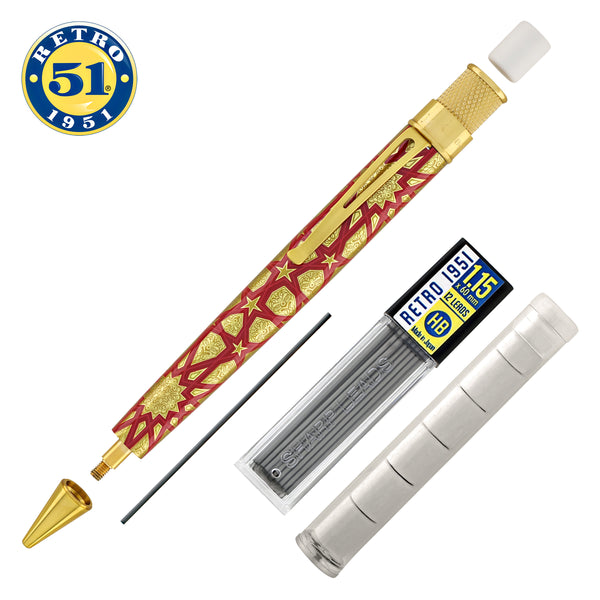 Retro 51 Tornado Metropolitan Mechanical Pencil in Geometric - 1.15 mm Mechanical Pencil