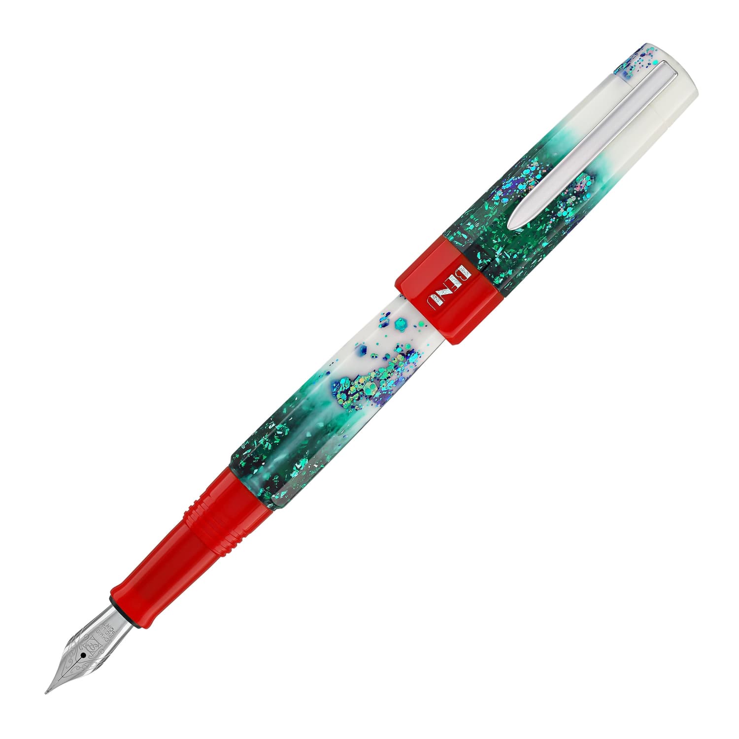 Benu Euphoria Fountain Pen in Christmas Twinkle - Goldspot Pens