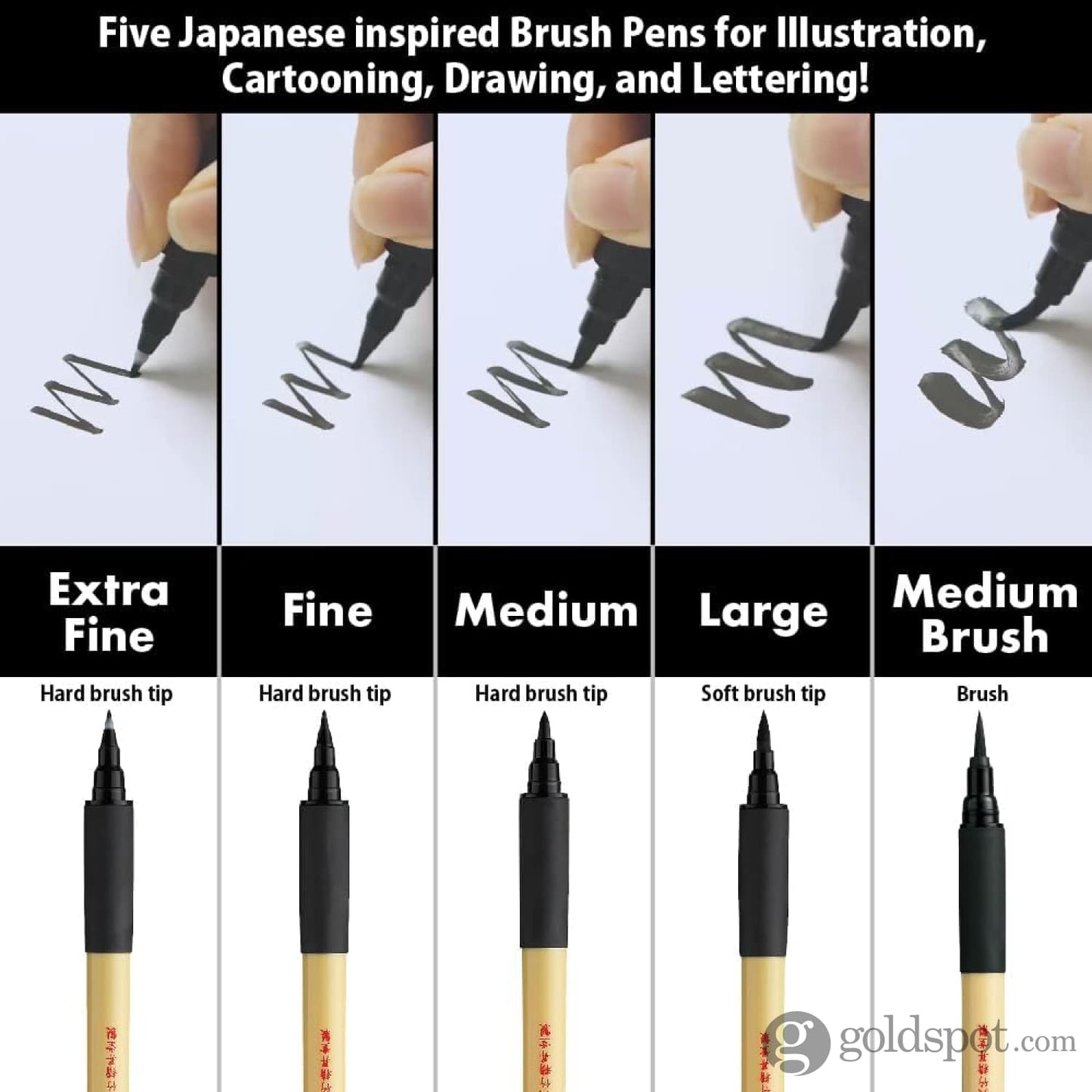 BIMOJI FUDE PEN ASSORTED SET Calligraphy Pens