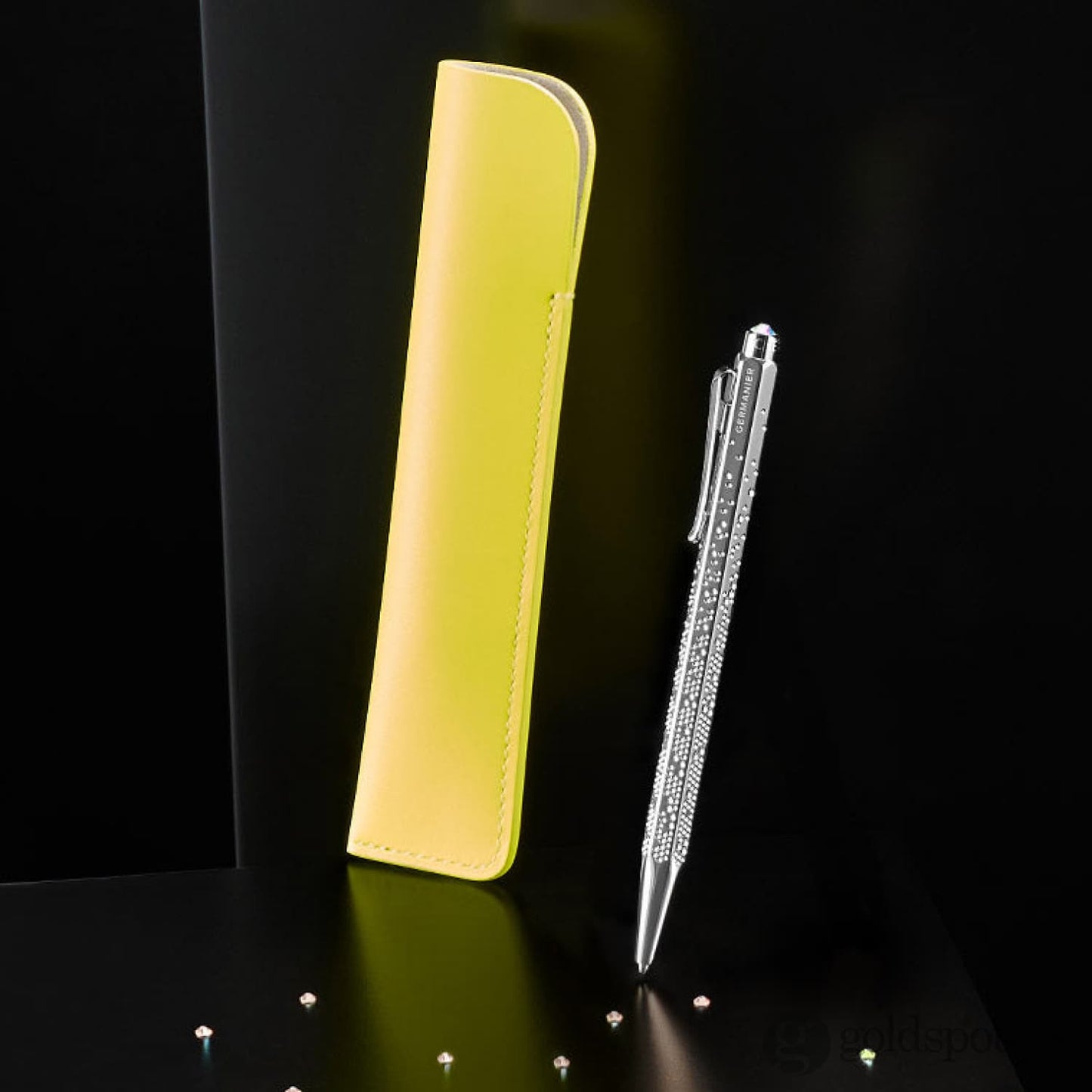 Caran d’Ache Ecridor Germanier Ballpoint Pen and Leather Case Set Pen and Pencil Sets