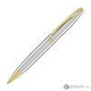Cross Calais Ballpoint Pen in Chrome with Gold Trim Pens