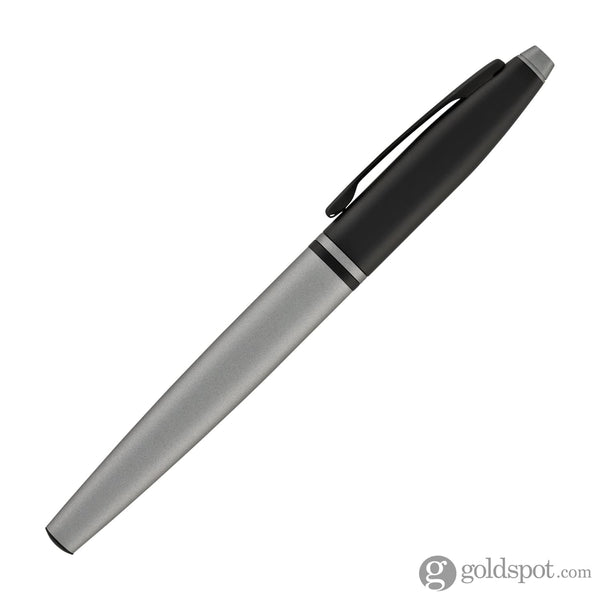 Cross Calais Rollerball Pen in Matte Gray Lacquer with Black Trim