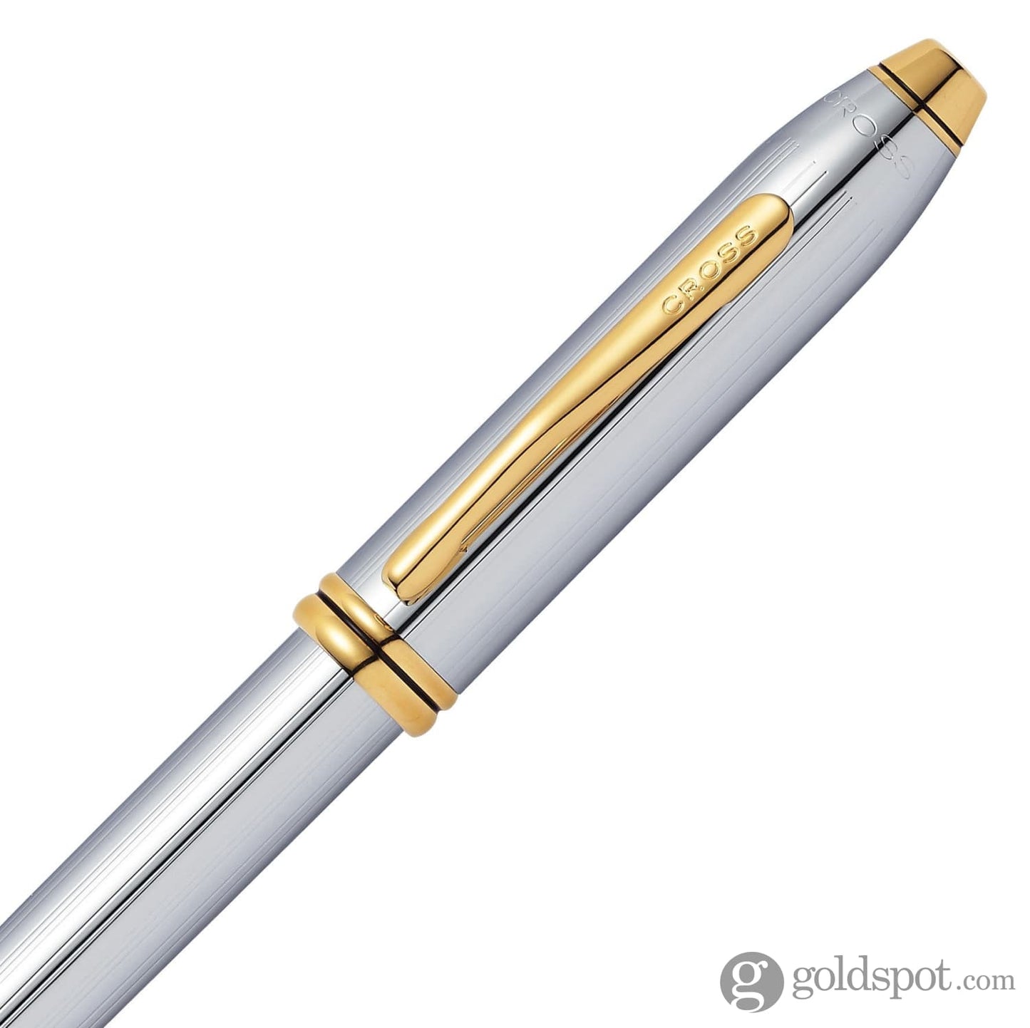 Cross Townsend Ballpoint Pen in Medalist Polished Chrome GT Ballpoint Pens