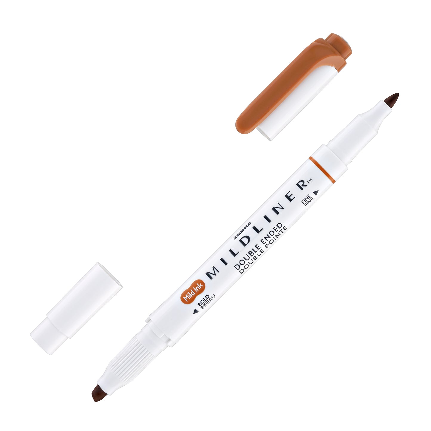 Zebra Mildliner Dual-Tip Highlighter in Copper