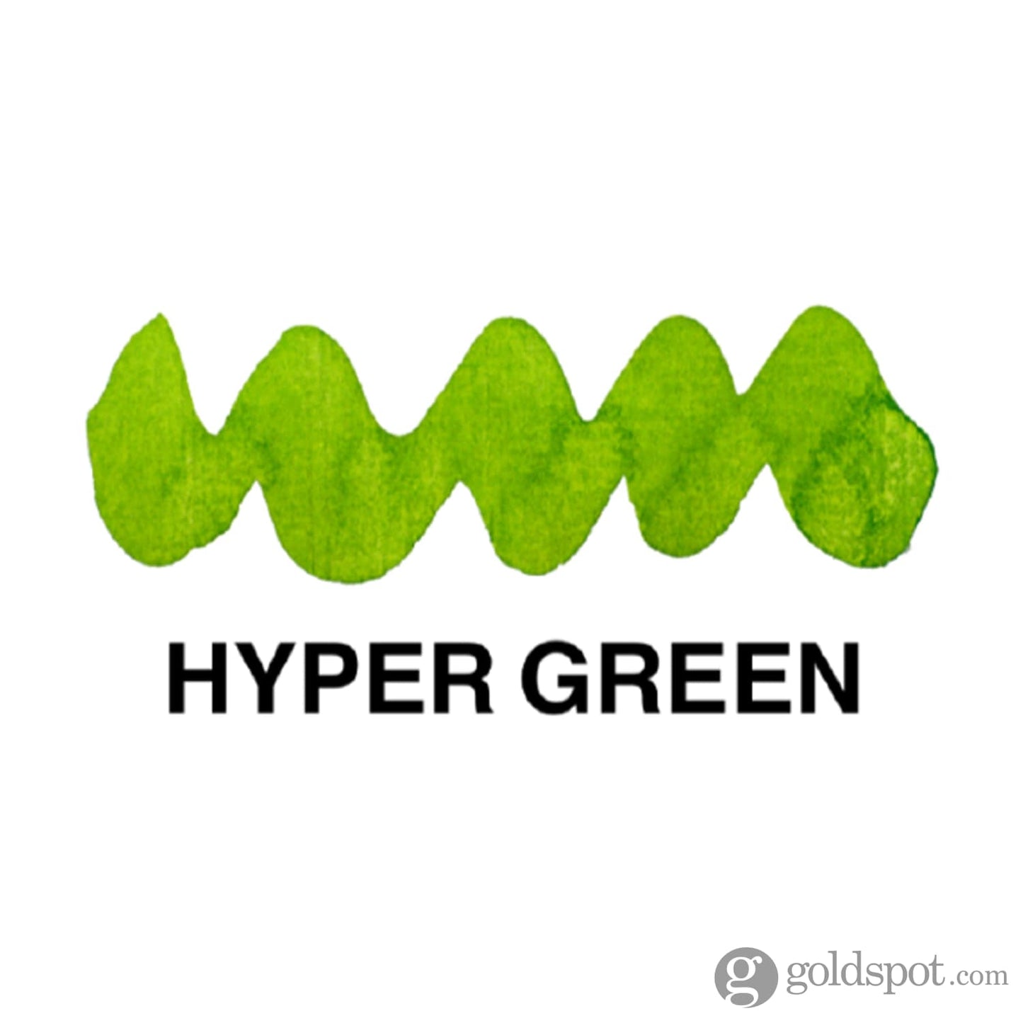 Diamine Forever Ink Bottled Ink in Hyper Green - 50 ml Bottled Ink