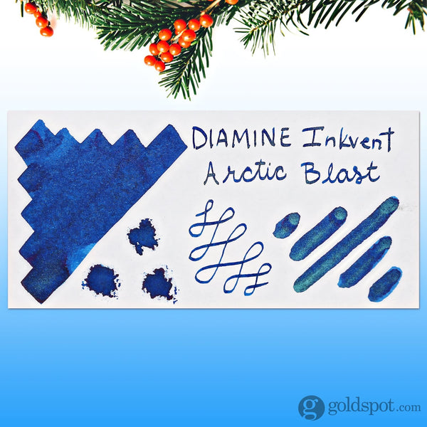 Diamine Inkvent Green Edition Chameleon & Sheen Bottled Ink in Arctic Blast - 50 mL Bottled Ink