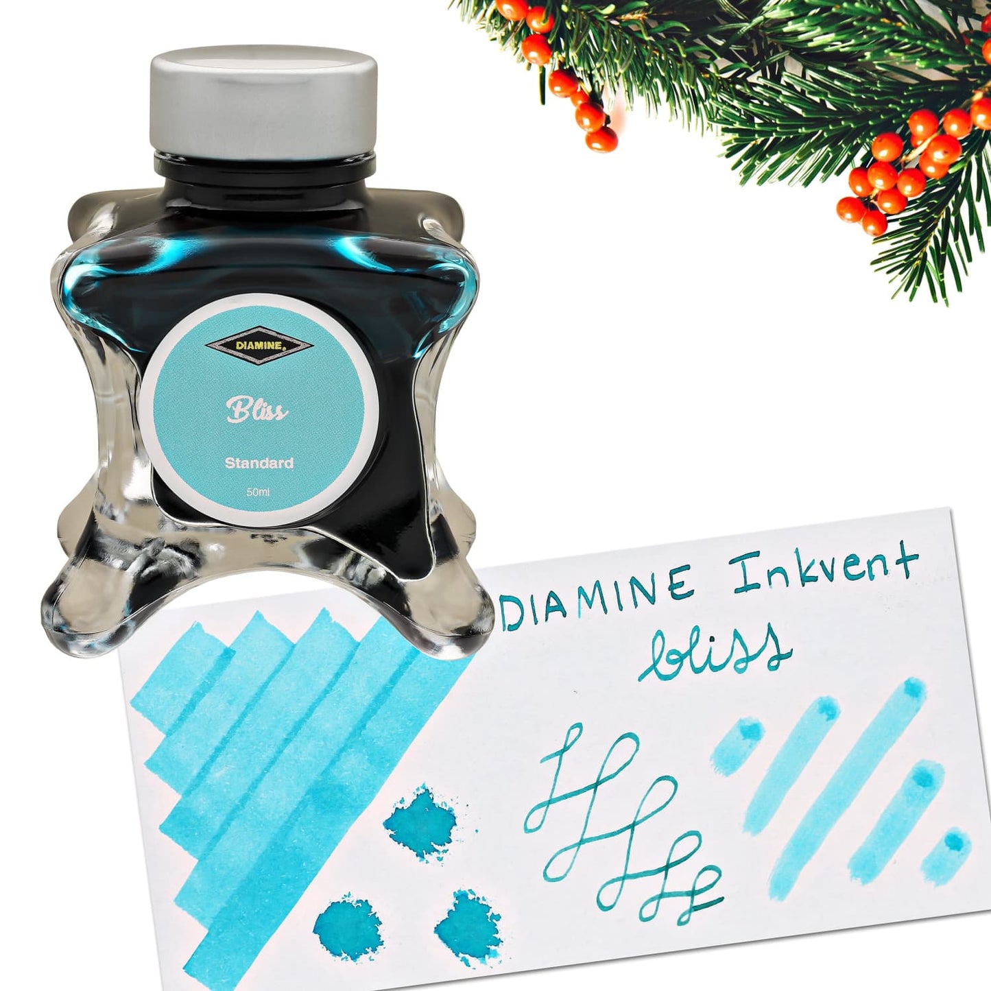 Diamine Inkvent Green Edition Standard Bottled Ink in Bliss - 50 mL Bottled Ink