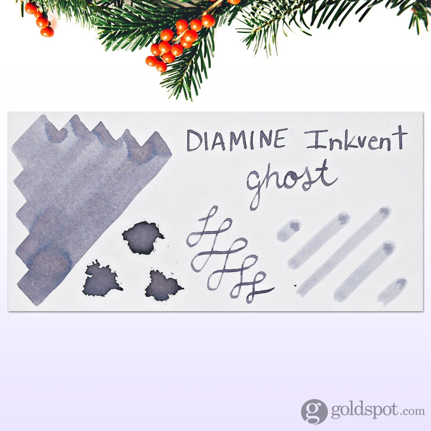 Diamine Inkvent Green Edition Standard Bottled Ink in Ghost - 50 mL Bottled Ink