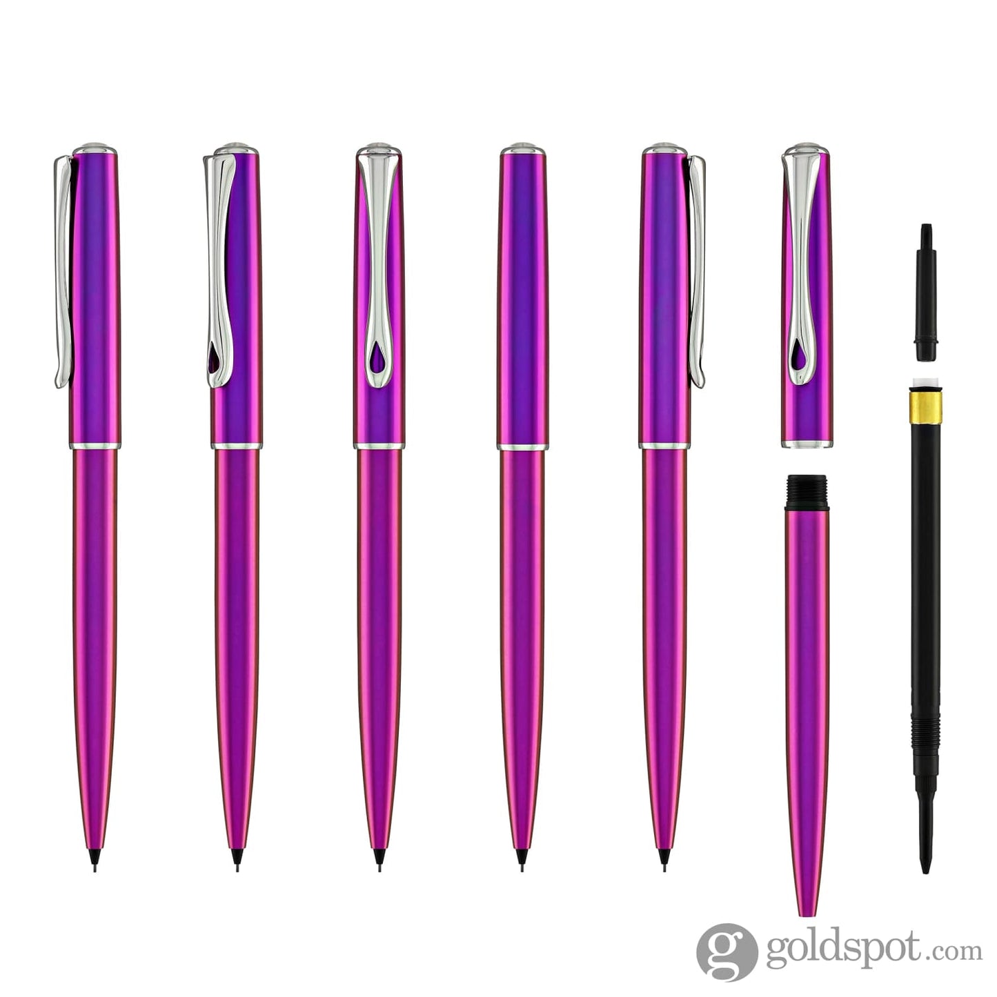 Diplomat Traveller Mechanical Pencil in Funky Fuchsia - 0.5mm Mechanical Pencils