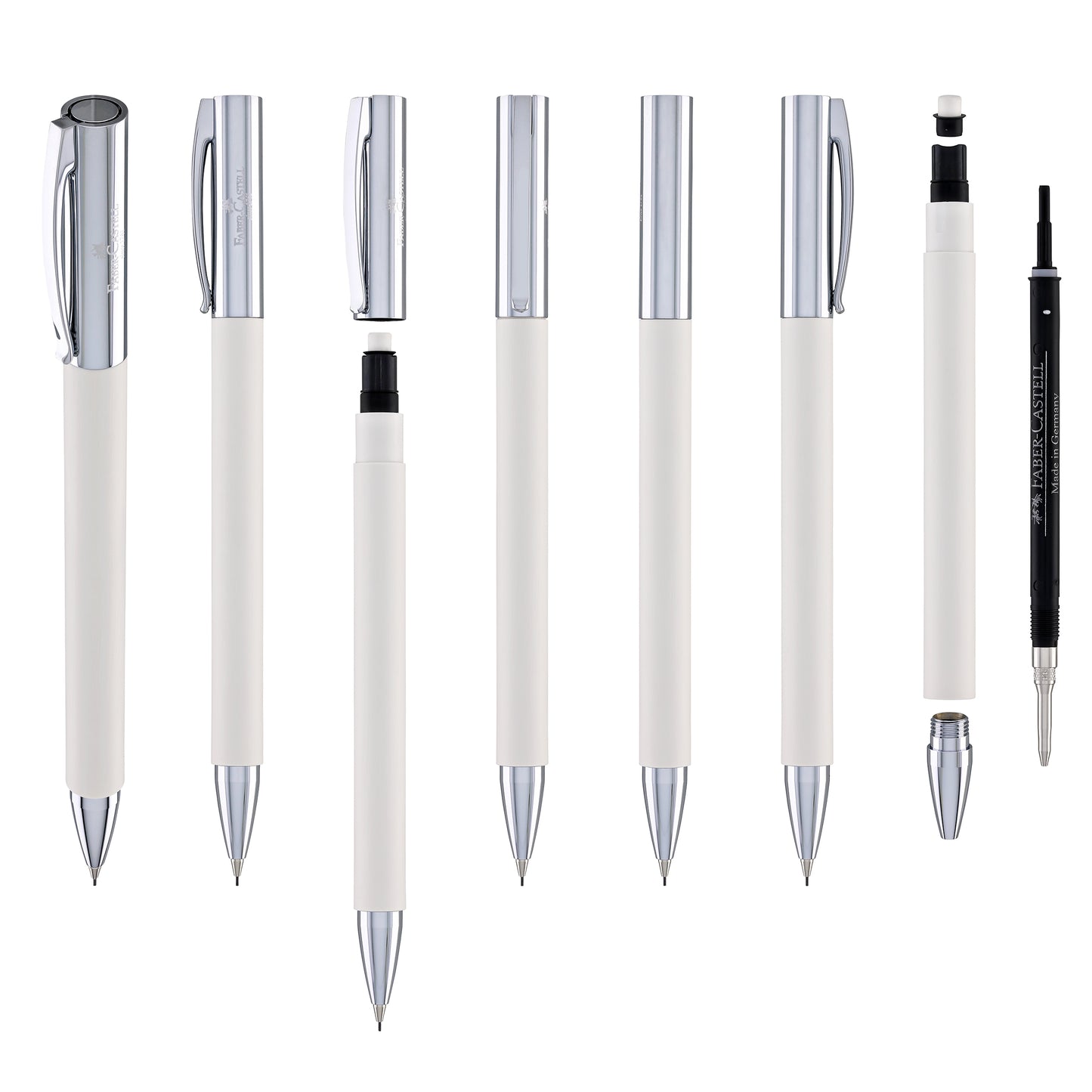 Faber-Castell Ambition Mechanical Pencil in Cinematic White - 0.5mm