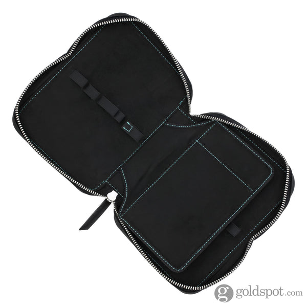 Endless Companion Leather Adjustable 10 Pen Pouch in Black Cases