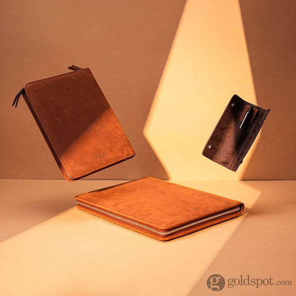 Endless Folio A5 in Brown Leather Pen Cases