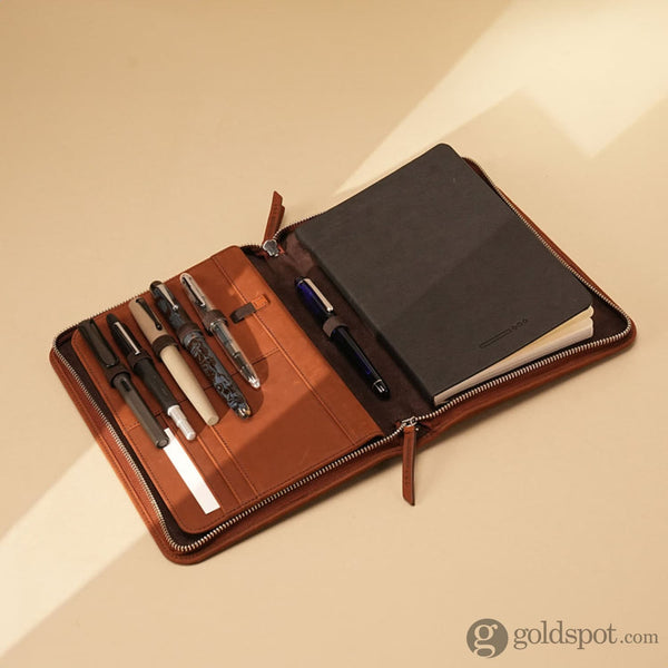 Endless Folio A5 in Brown Leather Pen Cases
