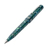 Leonardo Momento Zero Ballpoint Pen in Green & Blue Silver Trim Ballpoint Pen