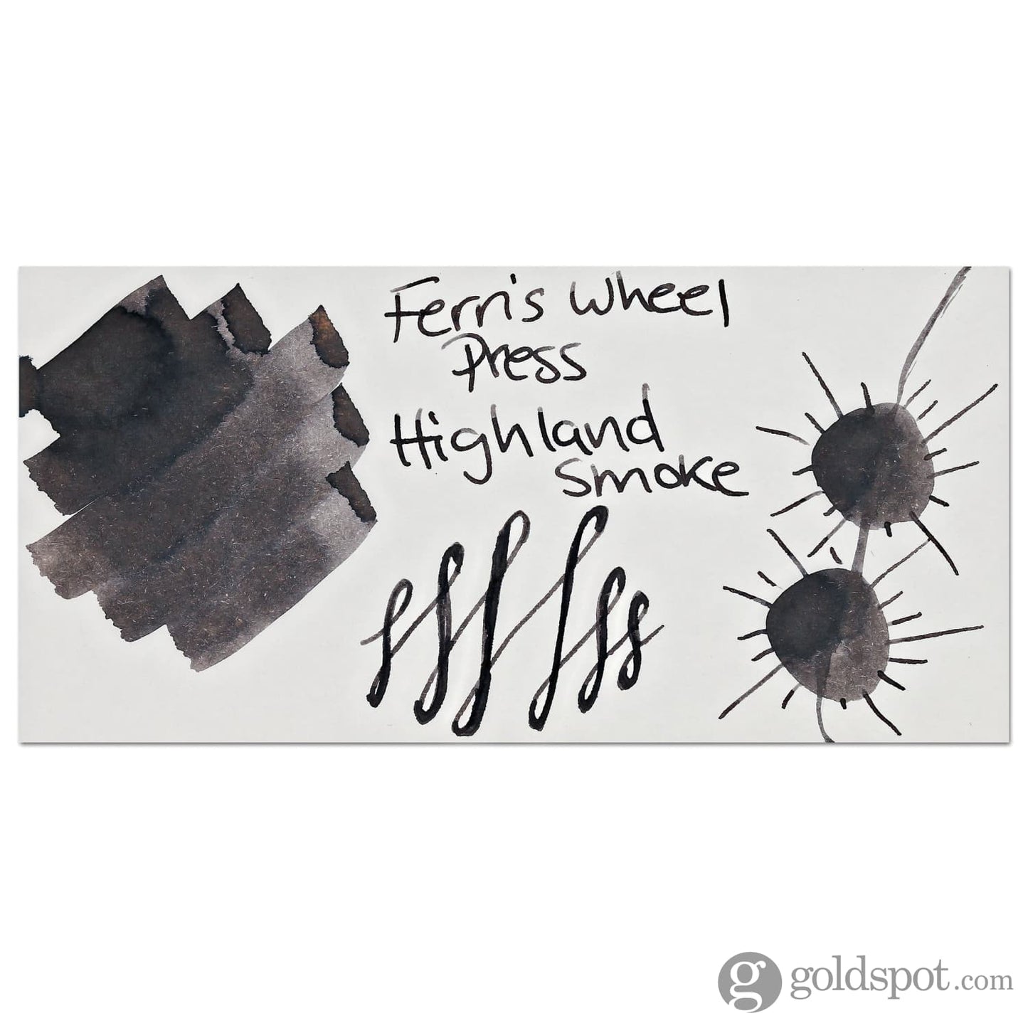 Ferris Wheel Press in Highland Smoke Bottled Ink 10 mL Bottled Ink
