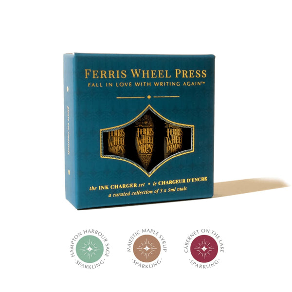 Ferris Wheel Press Ink Charger Set - Woven Warmth Collection Bottled Ink