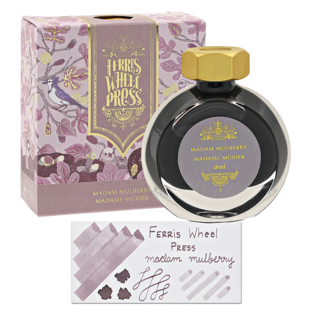 Ferris Wheel Press Bottle Ink in Madam Mulberry - 38 mL Bottled Ink