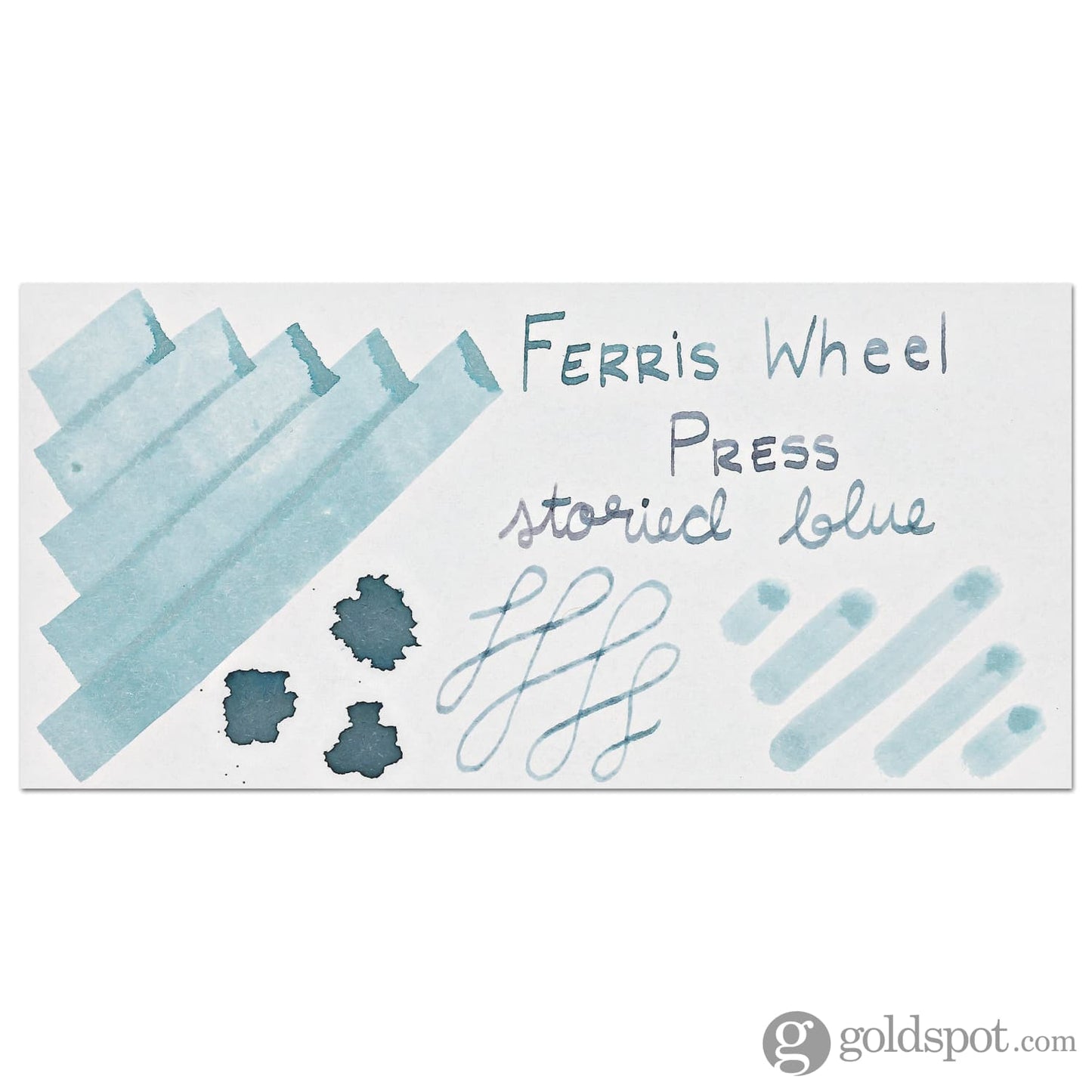 Ferris Wheel Press Bottle Ink in Storied Blue - 38mL Bottled Ink