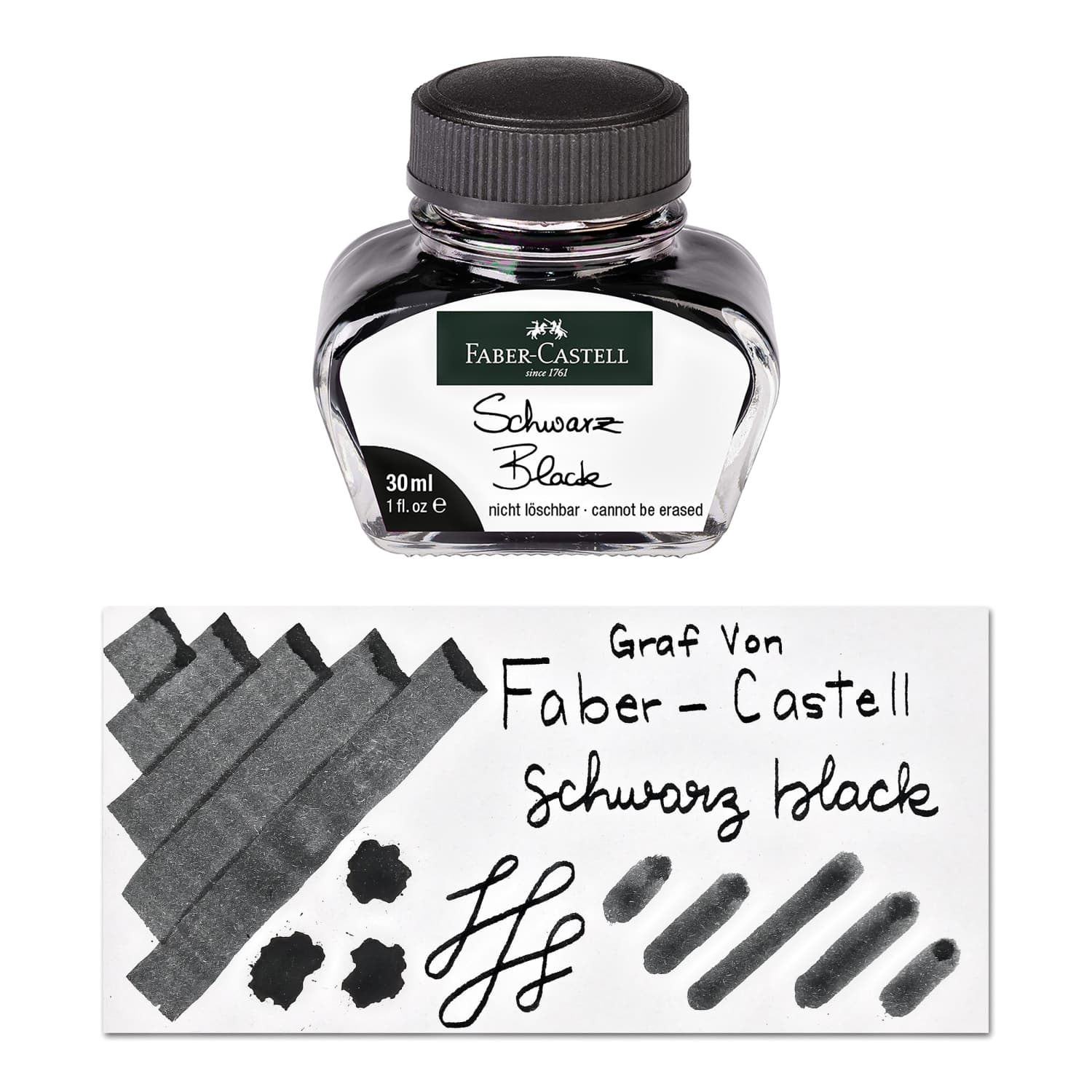 Faber-Castell Black 30ml Bottled Ink