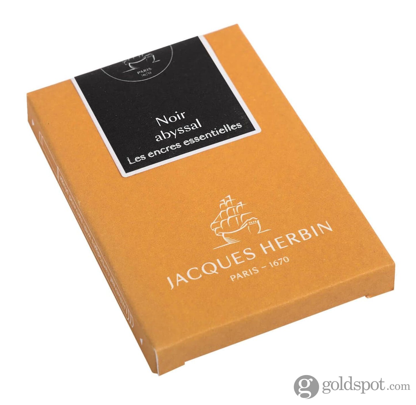 J. Herbin Essential Bottled Ink and Cartridges in Noir Abyssal Cartridges Bottled Ink