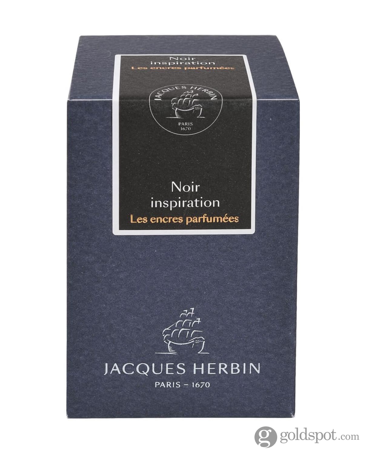 J. Herbin Scented Bottled Ink in Noir Inspiration (Black) - 50mL Bottled Ink