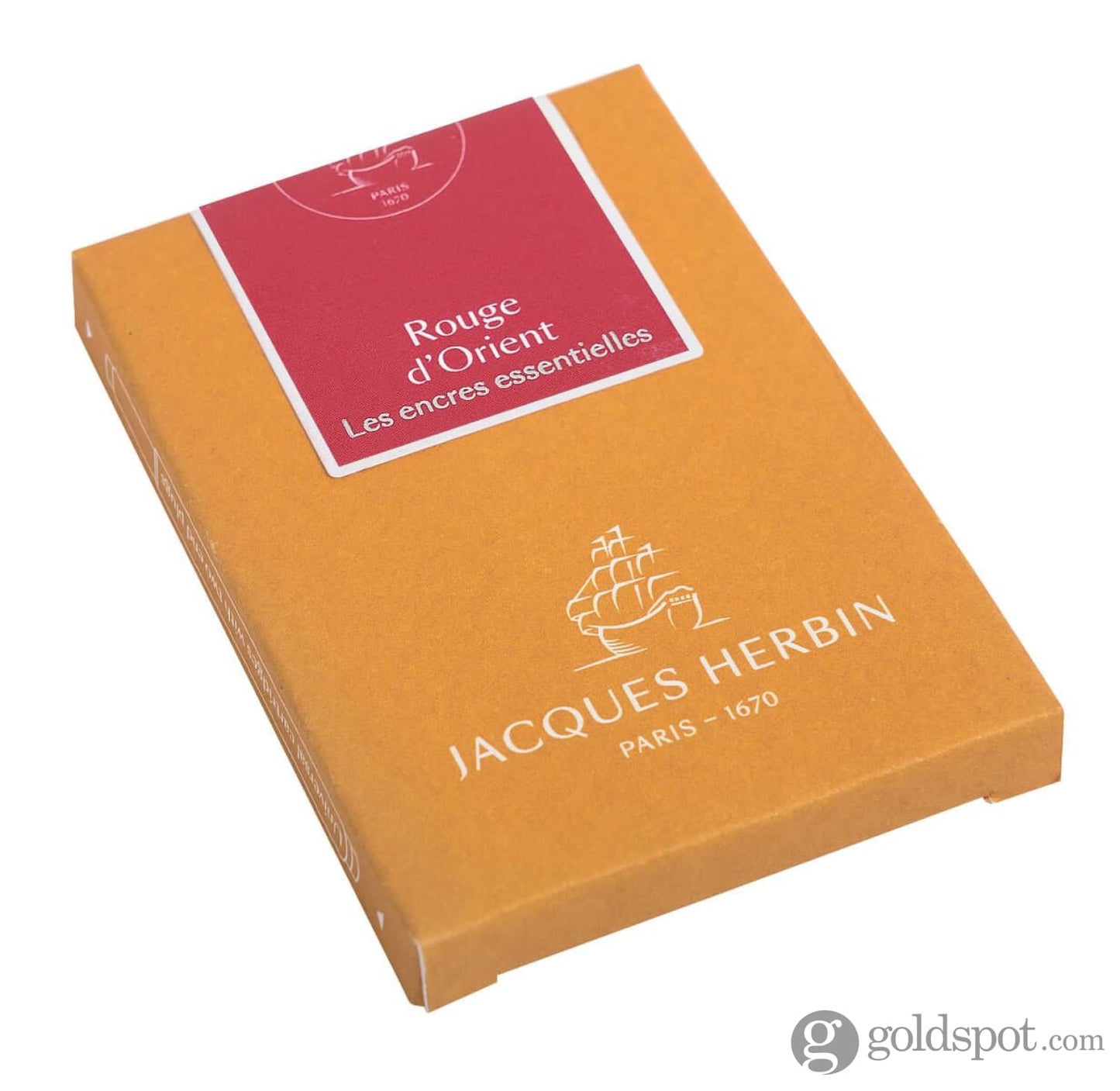 J. Herbin Essential Bottled Ink and Cartridges in Rouge d’Orient Cartridges Bottled Ink