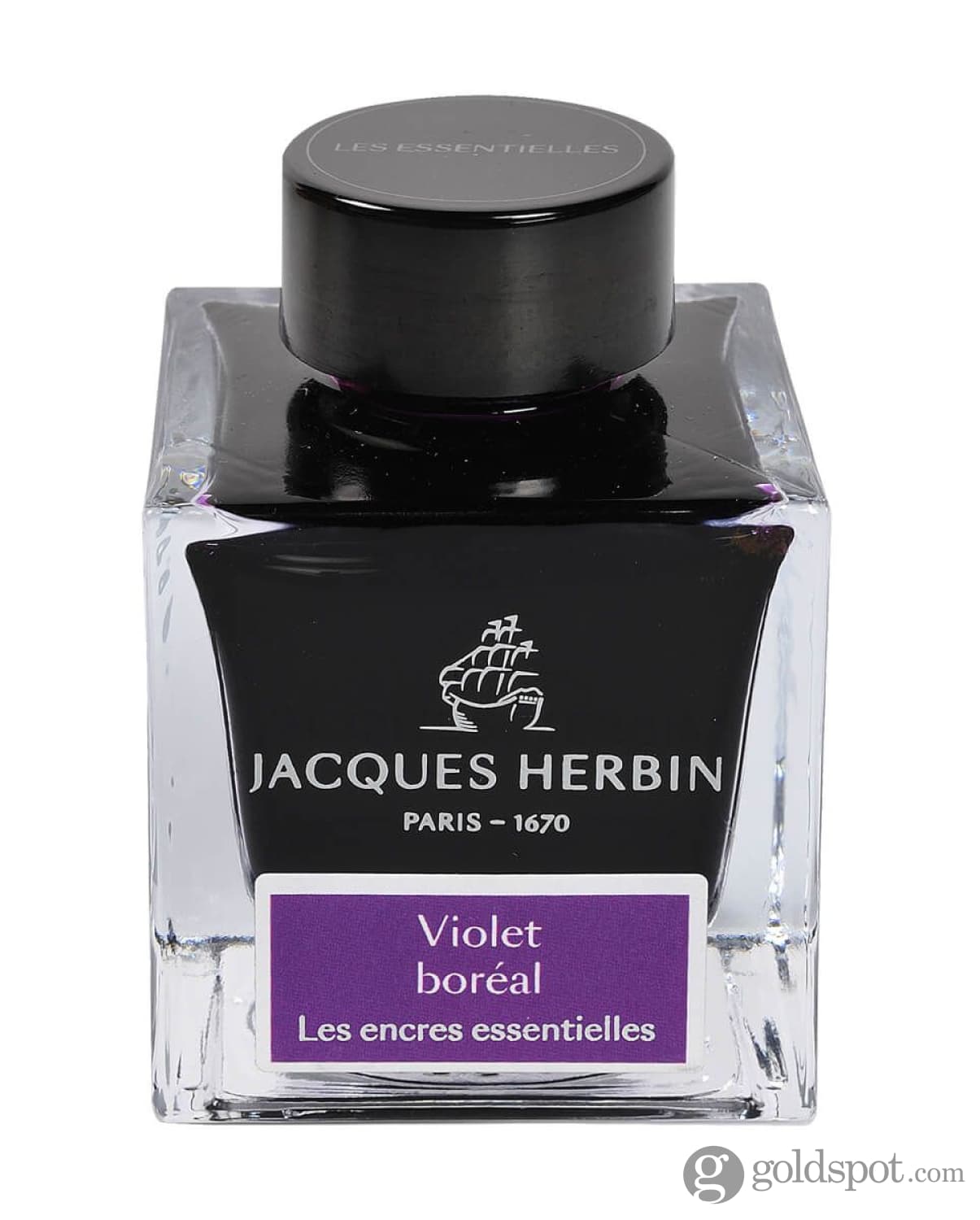 J. Herbin Essential Bottled Ink and Cartridges in Violet Boreal 50ml Bottled Ink