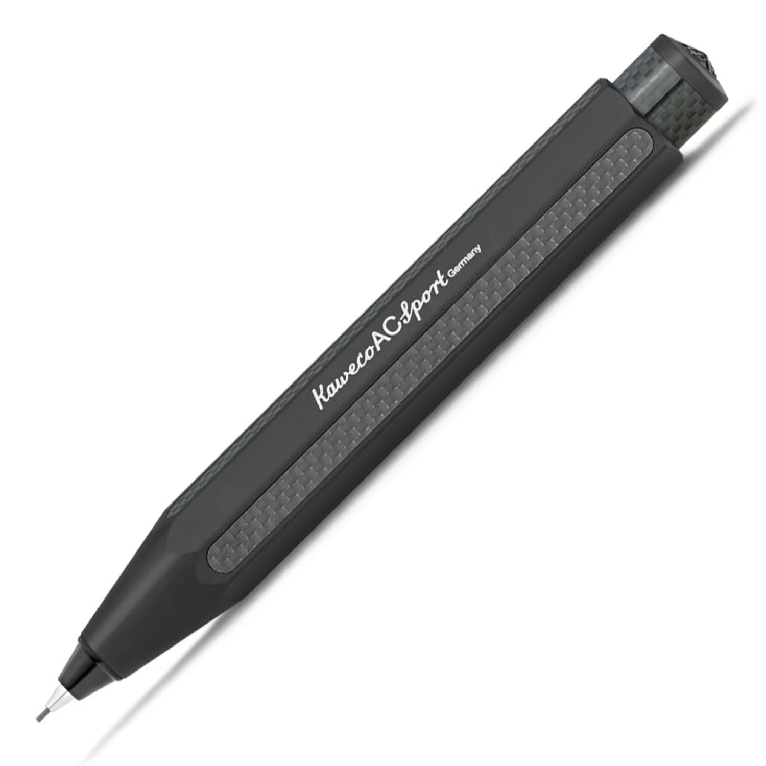 Kaweco AC SPORT Penna Stilografica Nero - Corpo In Alluminio E Carbonio, Pennino EF Extra Fine, Formato Tascabile, Prodotto A Mano In Germania