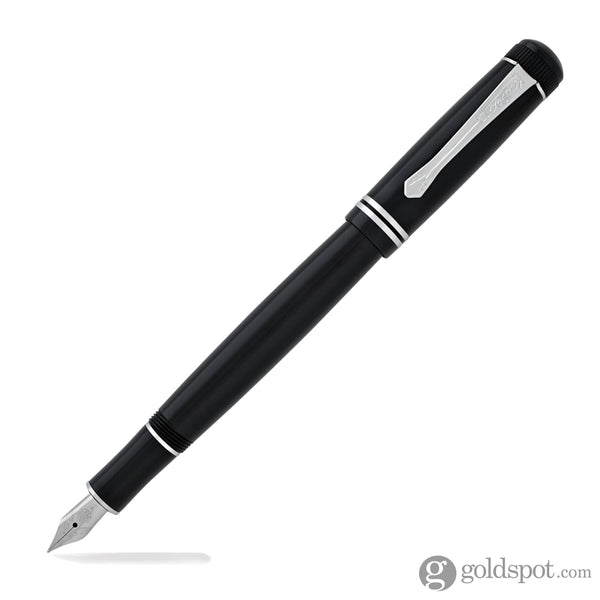Kaweco Dia2 Fountain Pen in Black and Silver Double Broad