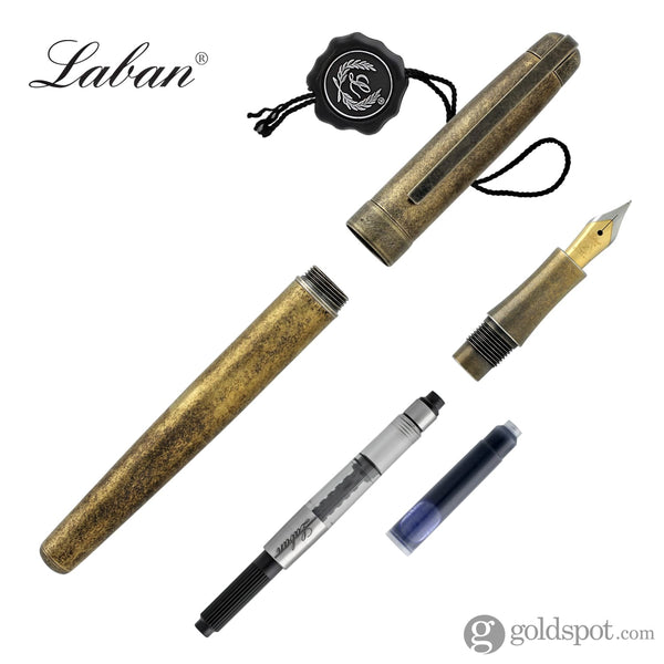 Laban Antique Fountain Pen in Gold Fountain Pen
