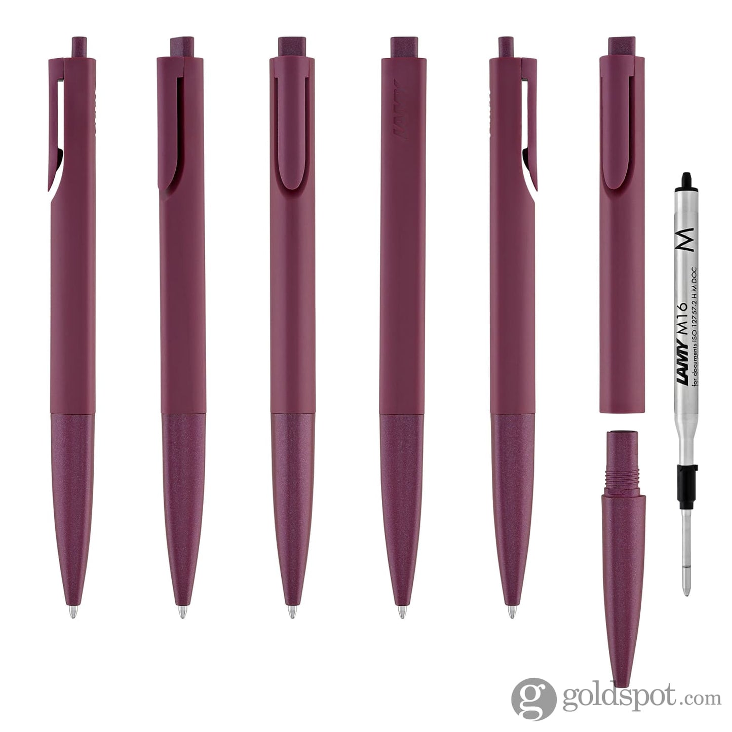 Lamy Noto Ballpoint Pen in Burgundy Ballpoint Pens