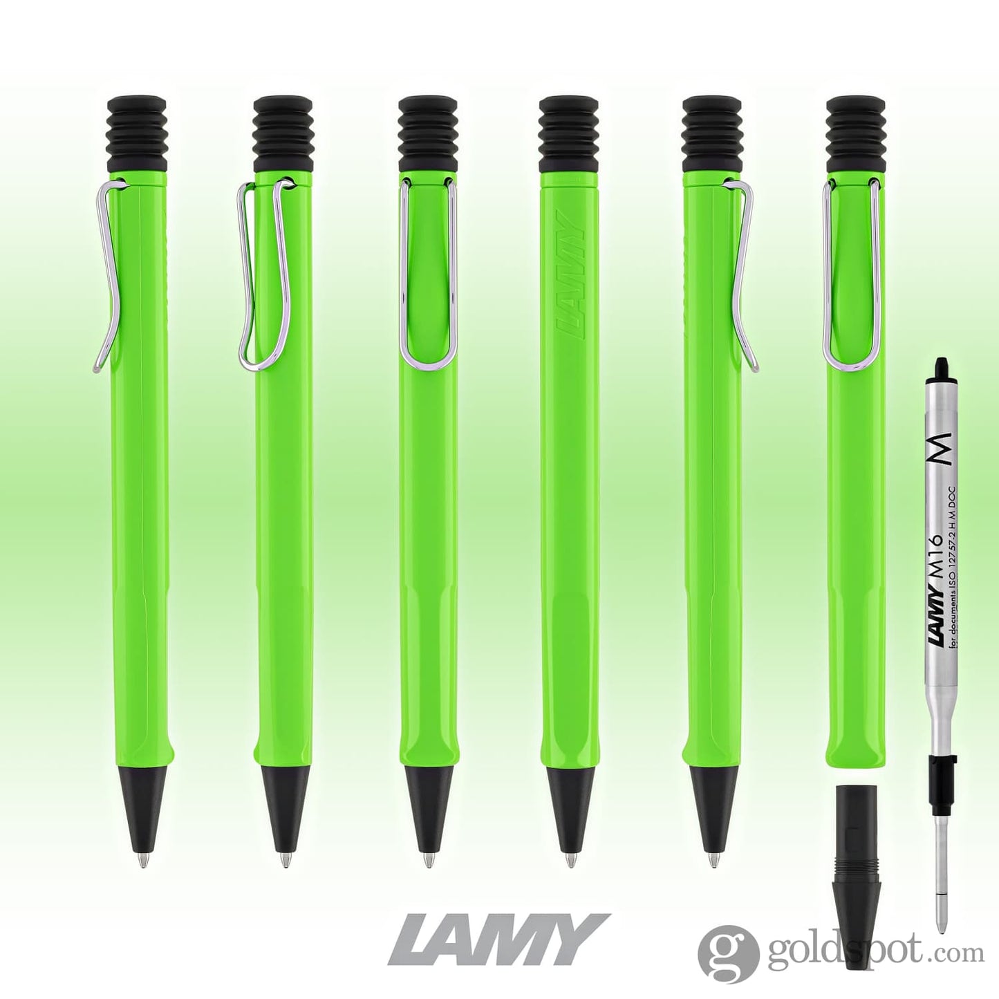 Lamy Safari Ballpoint Pen - Apple Green Ballpoint Pens