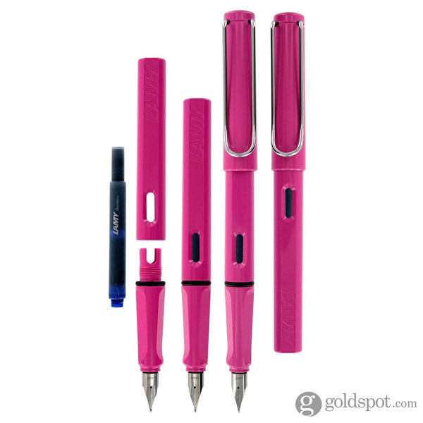 Lamy Safari Fountain Pen in Pink - Extra Fine Point Fountain Pen