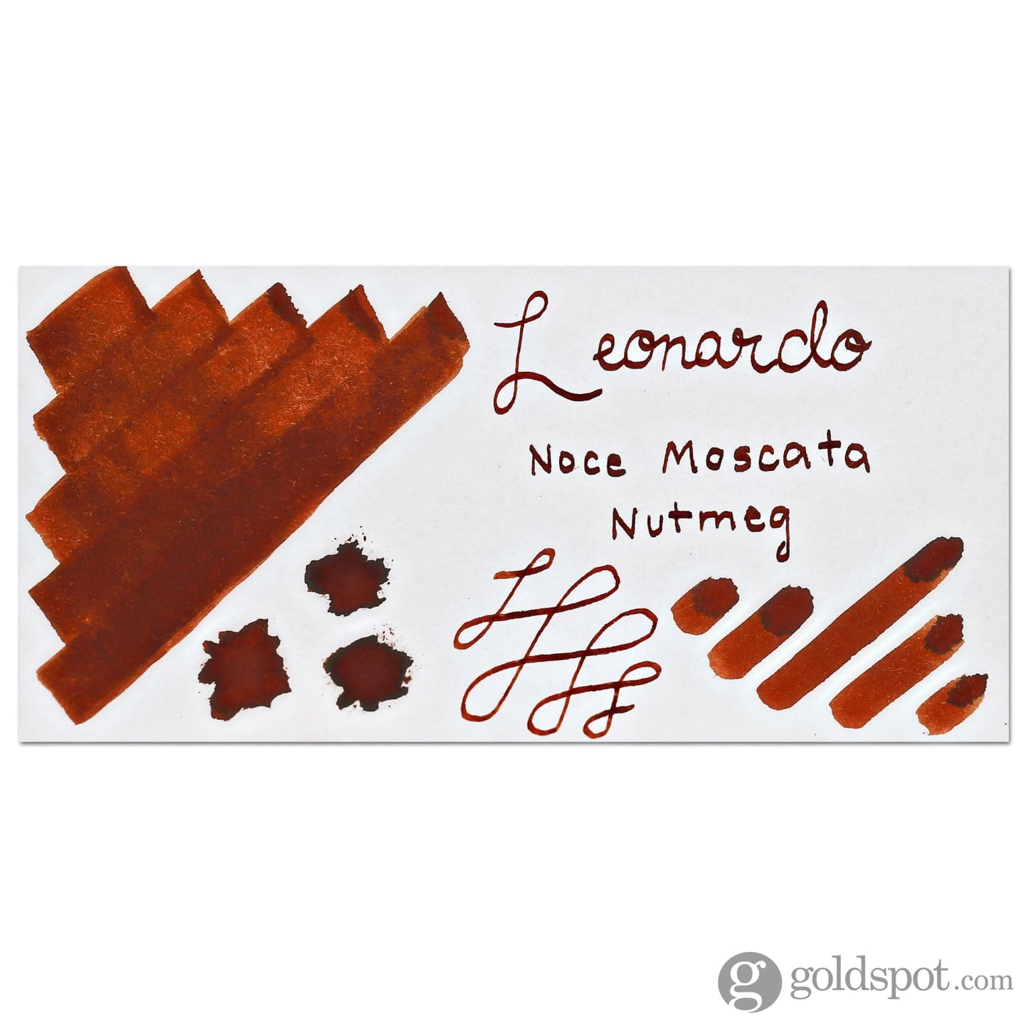 Leonardo Officina Bottled Ink in Noce Moscata Nutmeg - 40 mL Bottled Ink