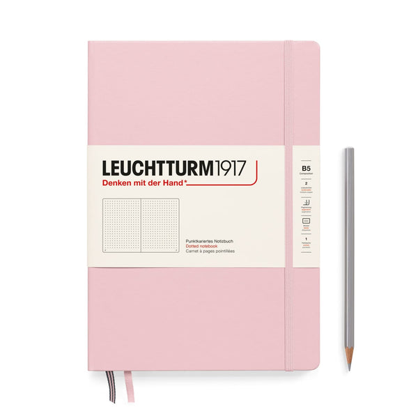 Leuchtturm 1917 Composition Hardcover Dot Grid Notebook in Powder - B5 Notebooks Journals