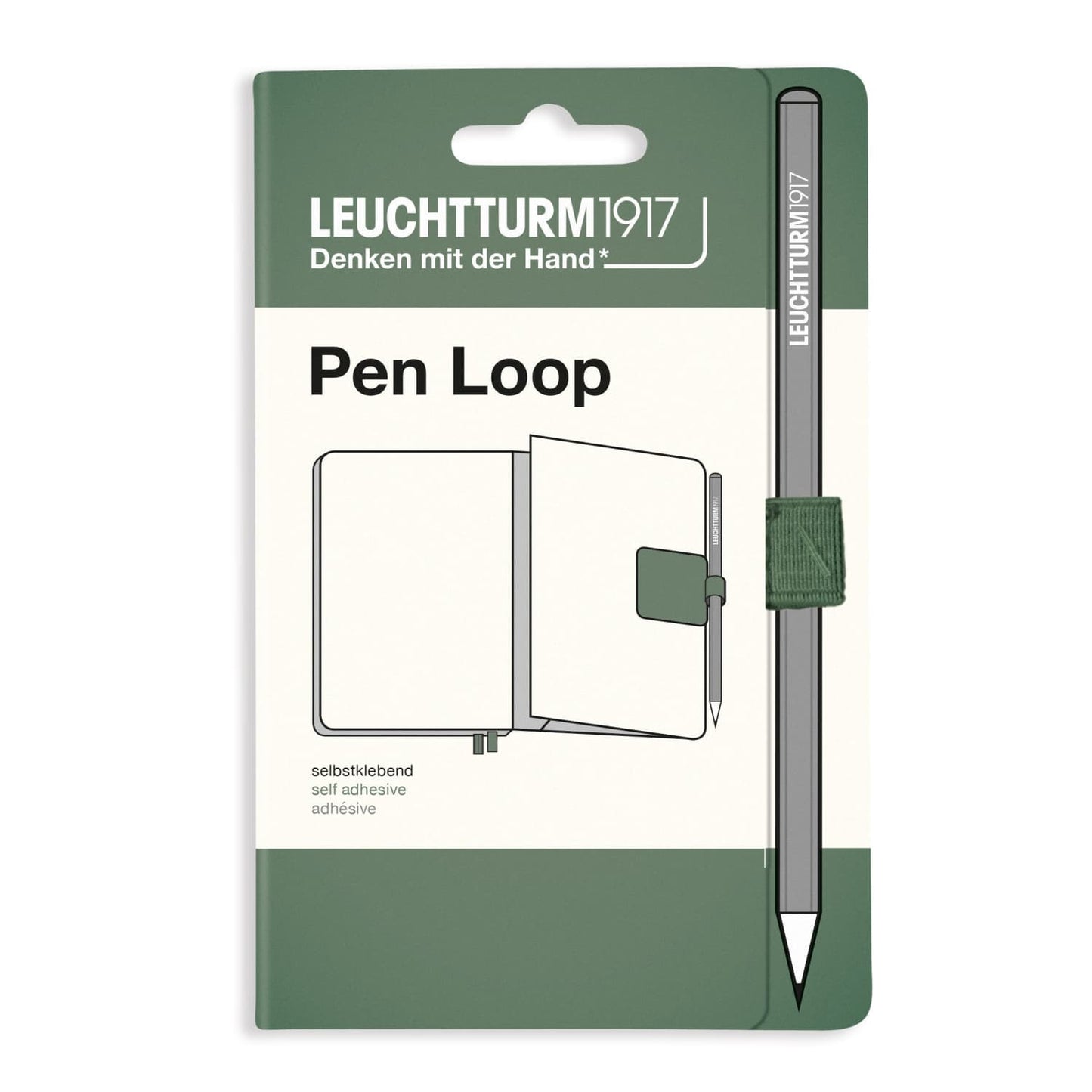Leuchtturm 1917 Pen Loop in Olive Accessories