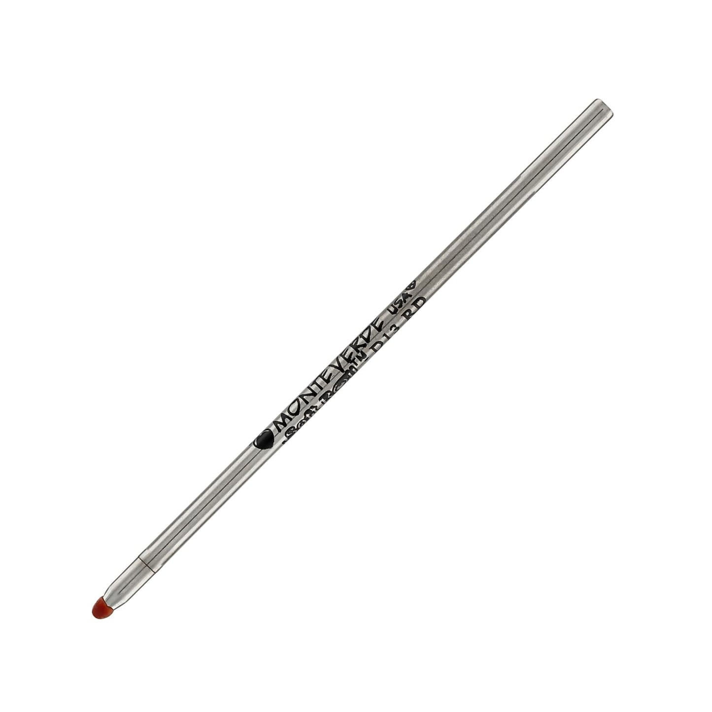 Monteverde D-1 Size Soft Roll Multi Functional Ballpoint Pen Refill in Red - Medium Point Multi-Function Pen Refills