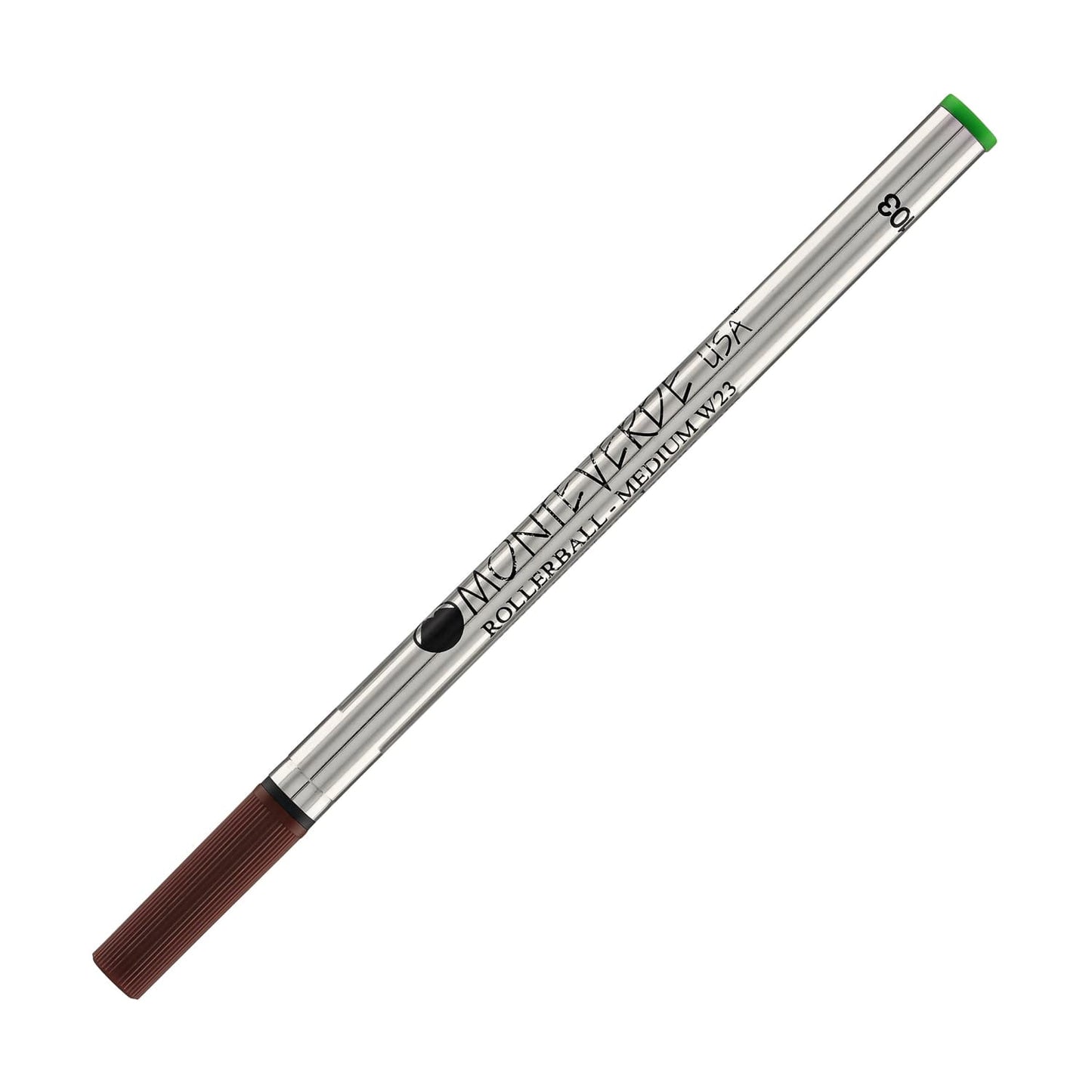Monteverde Metal Tube Ceramic Rollerball Refill in Green - Medium Rollerball Refills