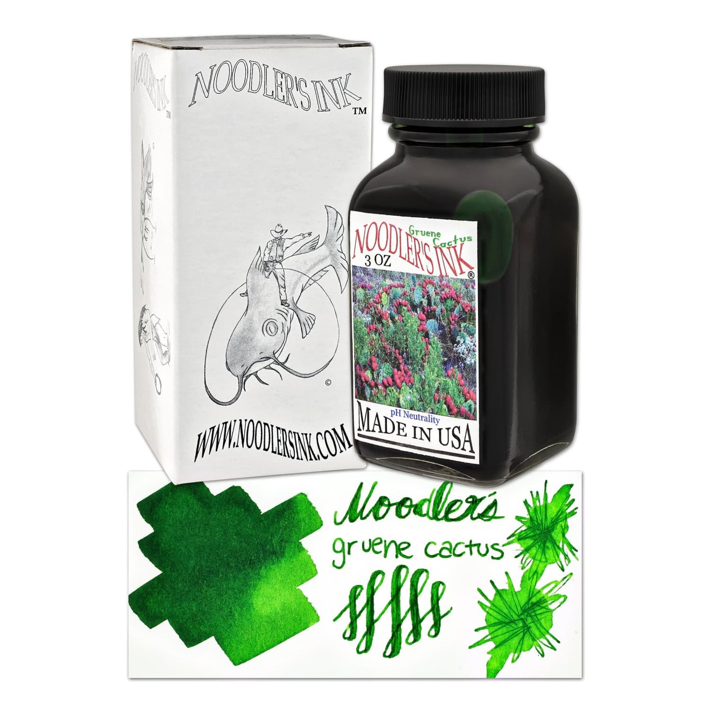 Noodler’s Bottled Ink in Gruene Cactus - 3oz Bottled Ink