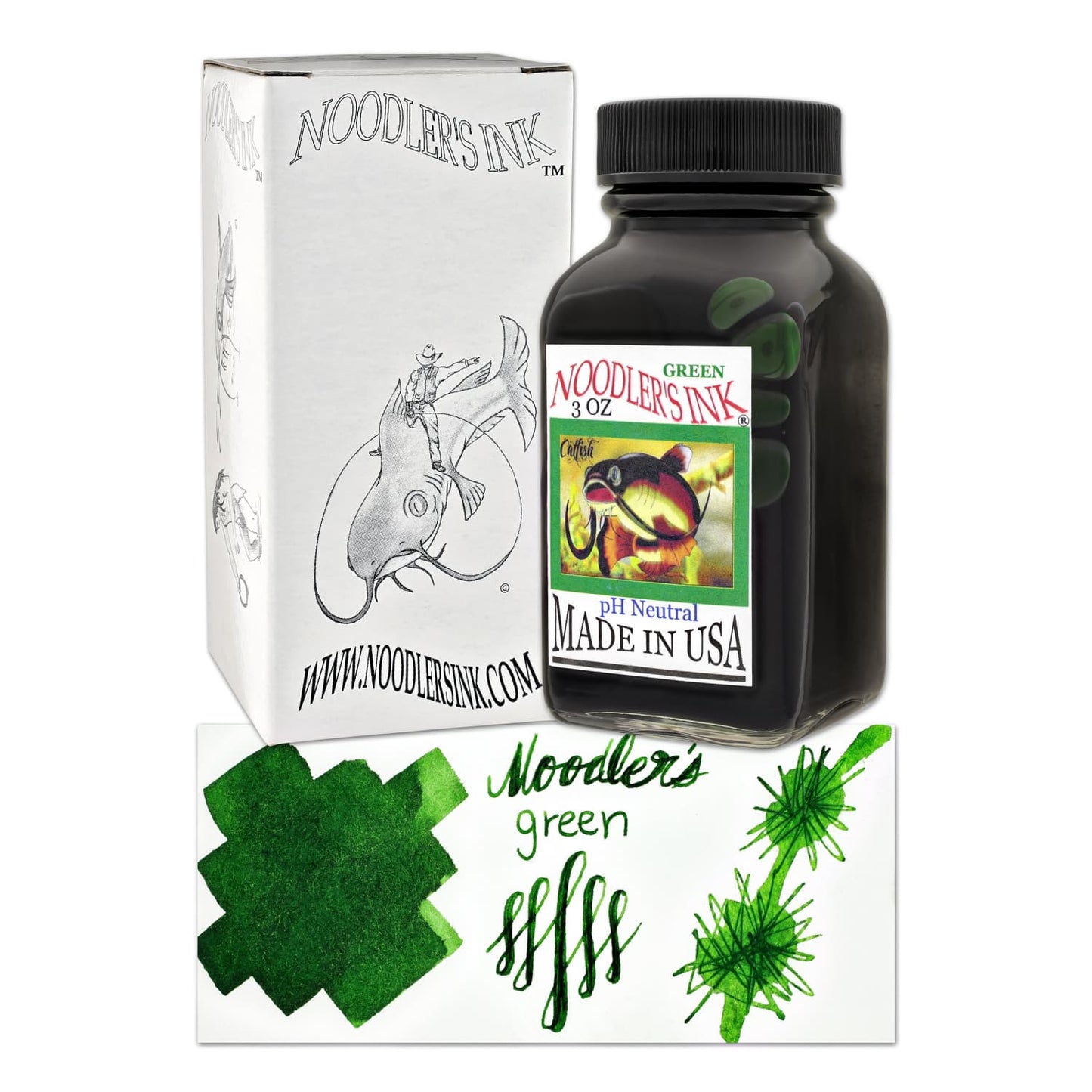 Noodler’s Bottled Ink in Standard Green - 3oz Bottled Ink