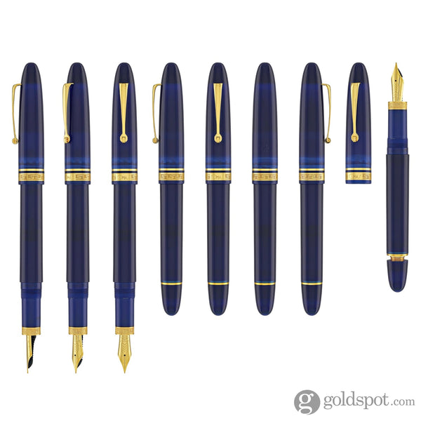 Omas Ogiva Fountain Pen in Blu with Gold Trim Fountain Pen