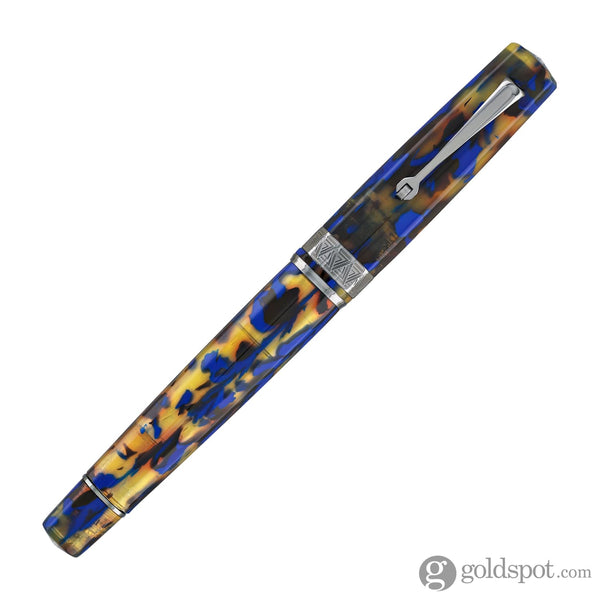 Omas Paragon Fountain Pen in Blue Lucens with Black Trim Fountain Pen