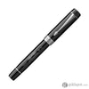 Parker Duofold 135th Anniversary Centennial Fountain Pen in Black with Chrome Trim - 18K Gold Fountain Pen
