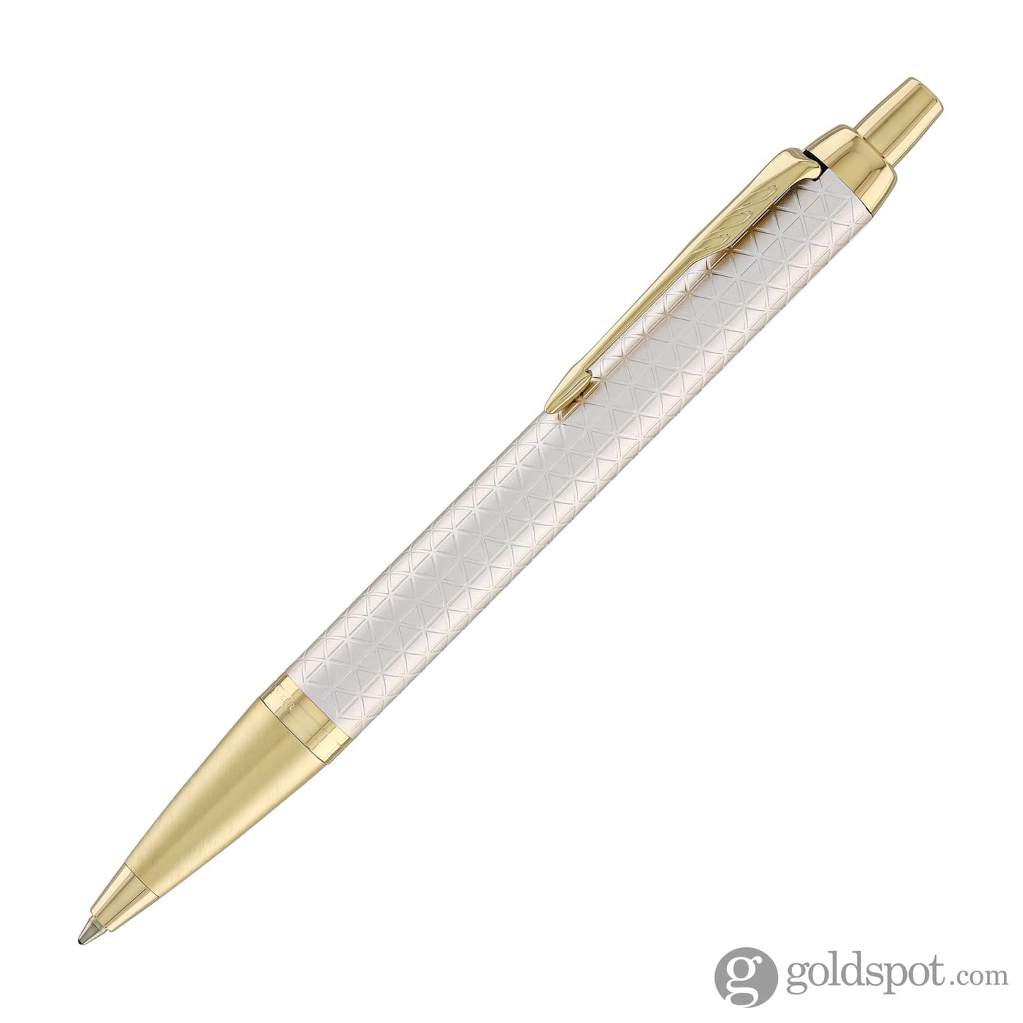 Parker IM Premium Ballpoint Pen in Warm Grey with Gold Trim Ballpoint Pens