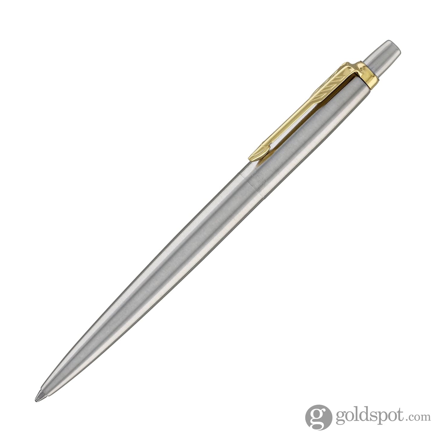 Parker Jotter Ballpoint Pen in Classic Stainless Steel with Gold Trim Ballpoint Pens